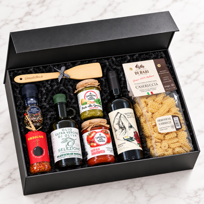 GenusstoBox Selezione Gran Riserva italienischer Geschenkkorb Spezialitäten