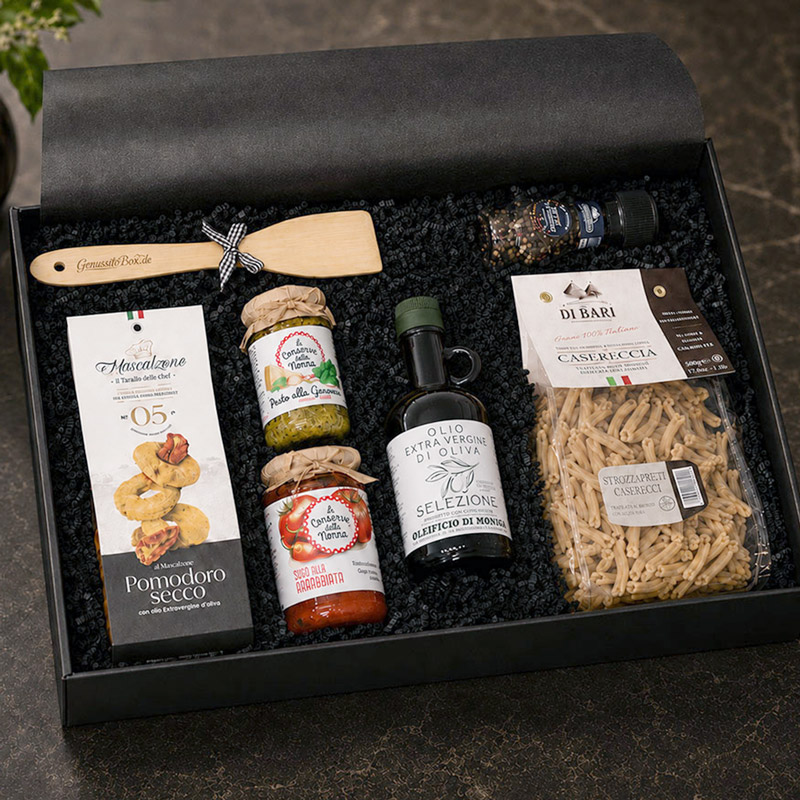 GenusstoBox Selezione Olio italienischer Geschenkkorb