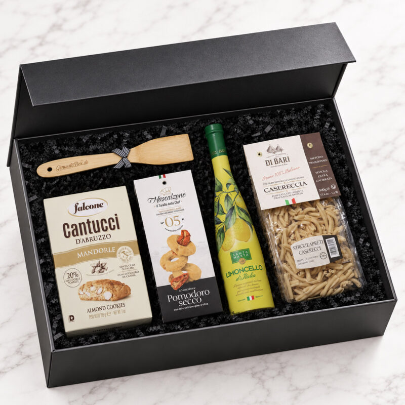 GenusstoBox Dolce Vita italienischer Geschenkkorb mit Limoncello
